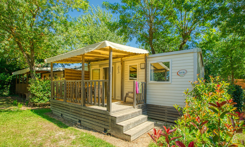 mobil-home avec terrasse argeles