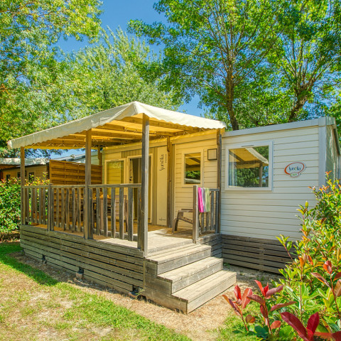 mobil-home avec terrasse argeles