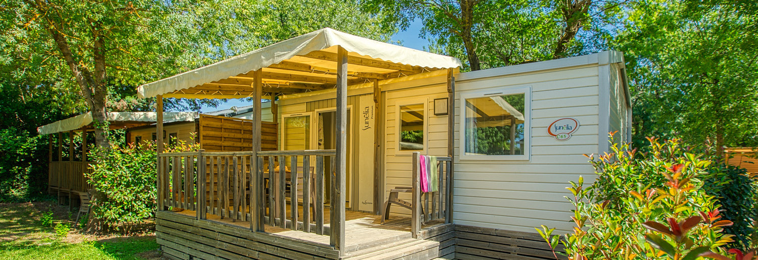 mobil-home avec terrasse argeles