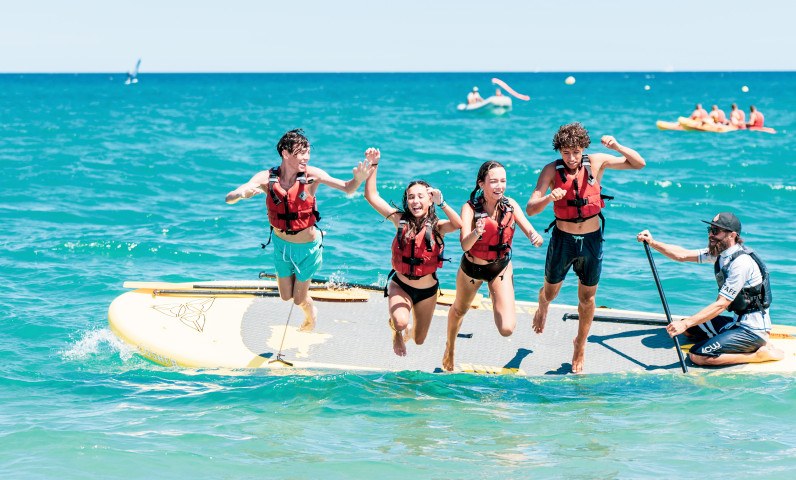 camping pour enfant en bord de mer argeles